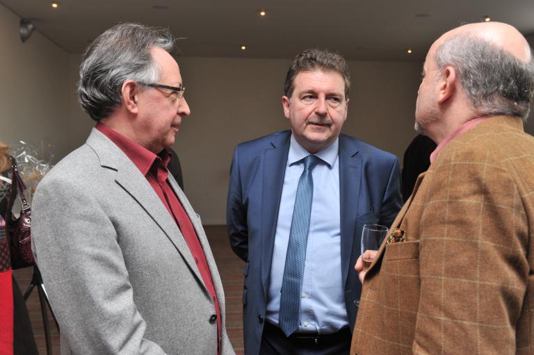 Paul Vermeylen – Rudi Vervoort (Ministre-Président de la Région de Bruxelles-Capitale) – Eddy Caeckelberghs